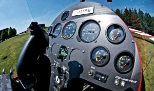 Tragschrauber Cockpit